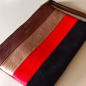 Fossil Wristlet Leather